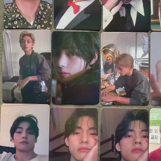 Taehyung 55pc lomo cards Kpop fan made photocards BTS gift C095