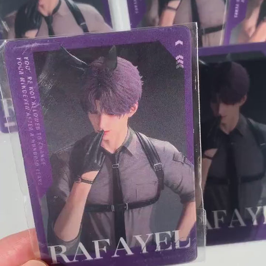 Rafayel Sexy Card! Love and Deepspace Qinche Xavier Rafayel Zayne Otoge gamer Ita bag gift C225