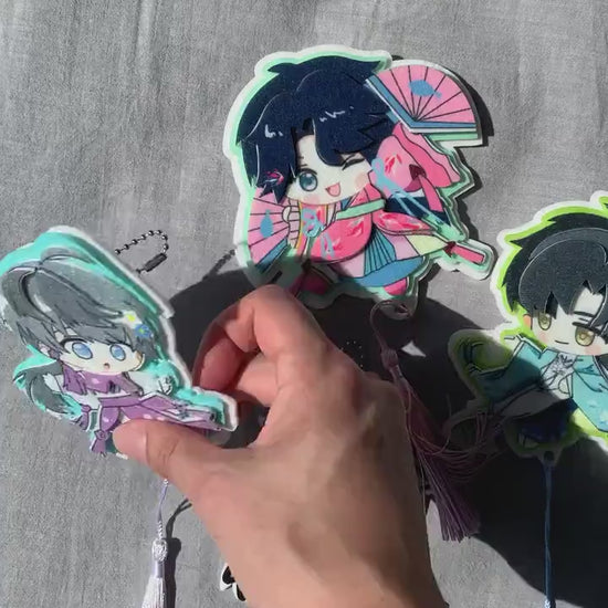 Chibi Ornaments! Love and Deepspace Sylus Tassel Pendant Xavier Rafayel Zayne Otoge gamer gift C198