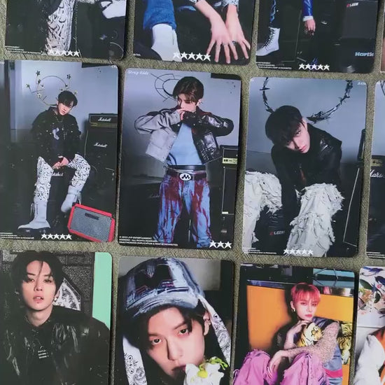 Stray Kids 55pc lomo cards Chk Chk Boom 5 stars Merch KPOP Photocards Felix Bangchan Leeknow Hyunjin Lomo Card C072