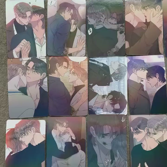 Scumbag/Gaechaban 55pc Laser cards taming the tiger Yaoi Manhwa BL manga C036