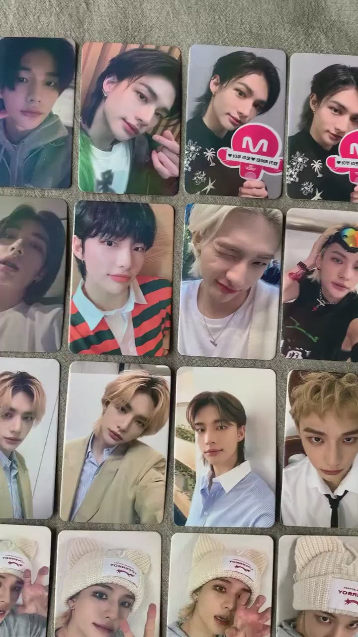 Hyunjin 55pc lomo cards stray kids Merch KPOP Photocards  Lomo Card C074