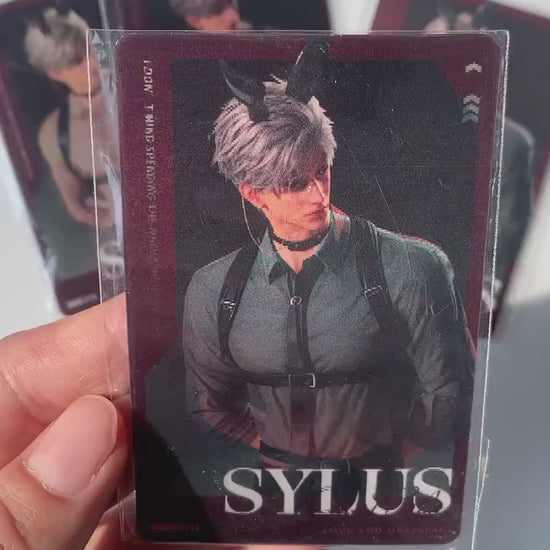 Sylus Sexy Card! Love and Deepspace Qinche Xavier Rafayel Zayne Otoge gamer Ita bag gift C224