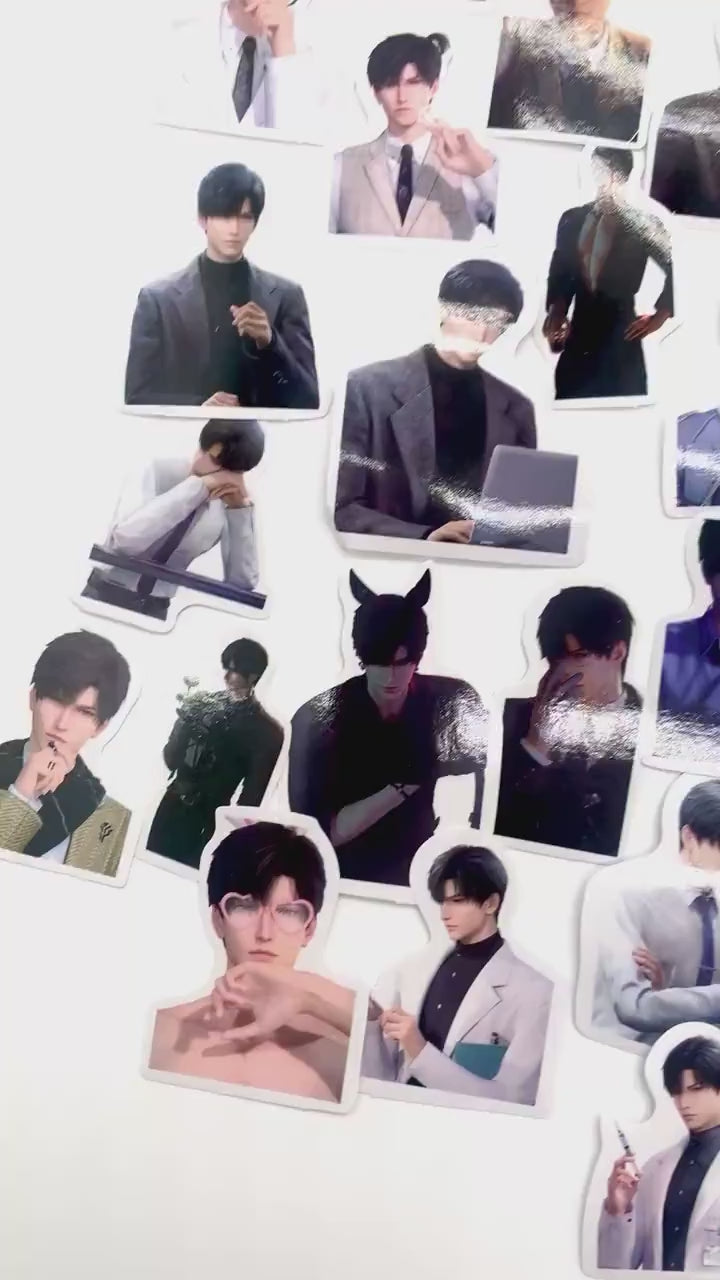 Love and Deepspace Zayne Stickers, Otome Gamer Decals (50pcs)