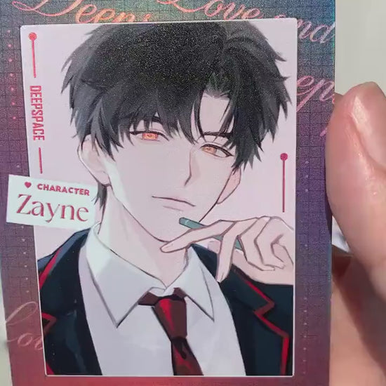 4pc/set Zayne badge and cards! Love and Deepspace Xavier Rafayel Zayne Otome gamer gift C359