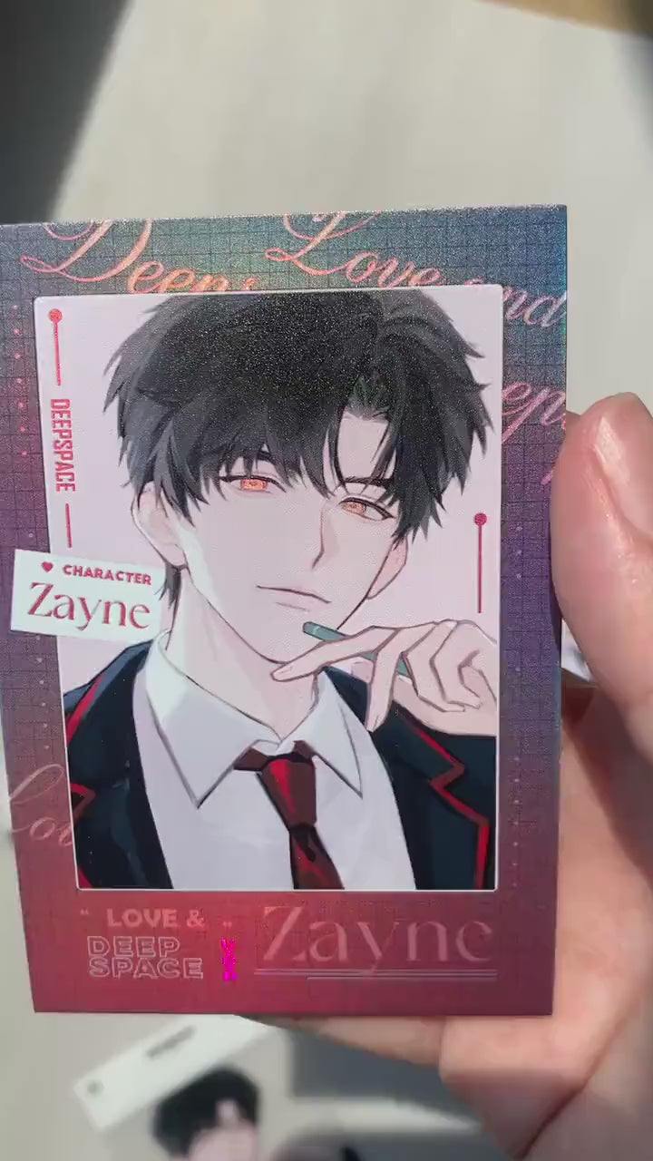 4pc/set Zayne badge and cards! Love and Deepspace Xavier Rafayel Zayne Otome gamer gift C359
