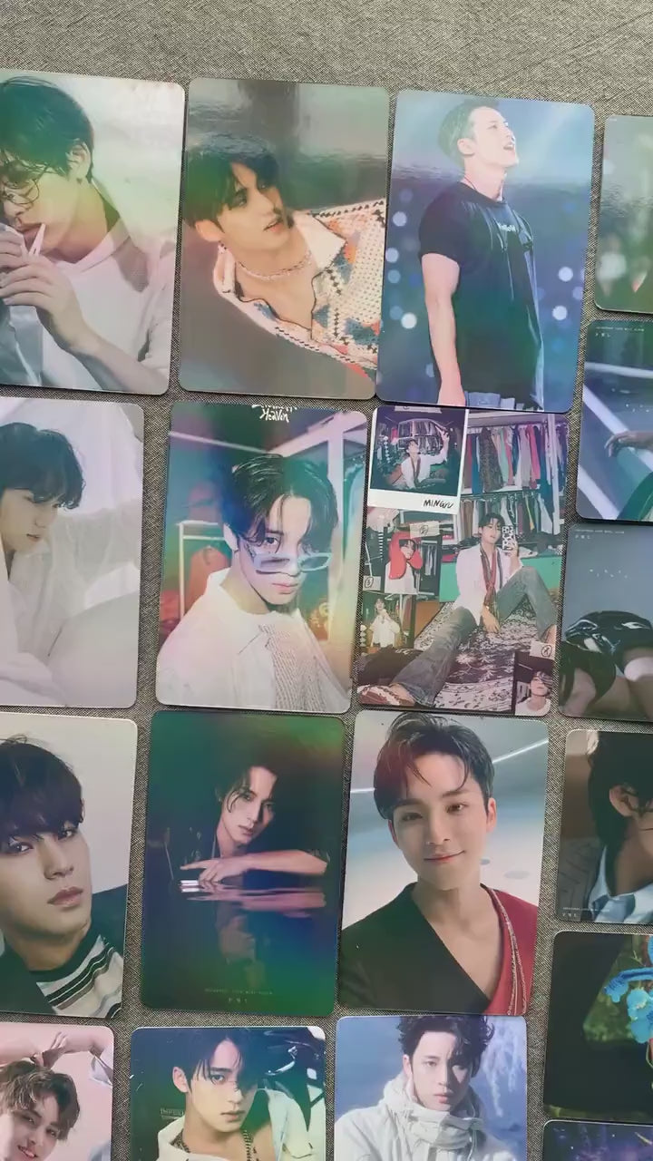 Mingyu Seventeen 55pc/set KPOP Photocards SVT merch lomo card C062