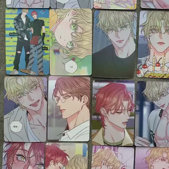 Honey Trouble 55pc Laser cards Jiheon YOON Wooju OHN Yaoi Manhwa BL manga C038