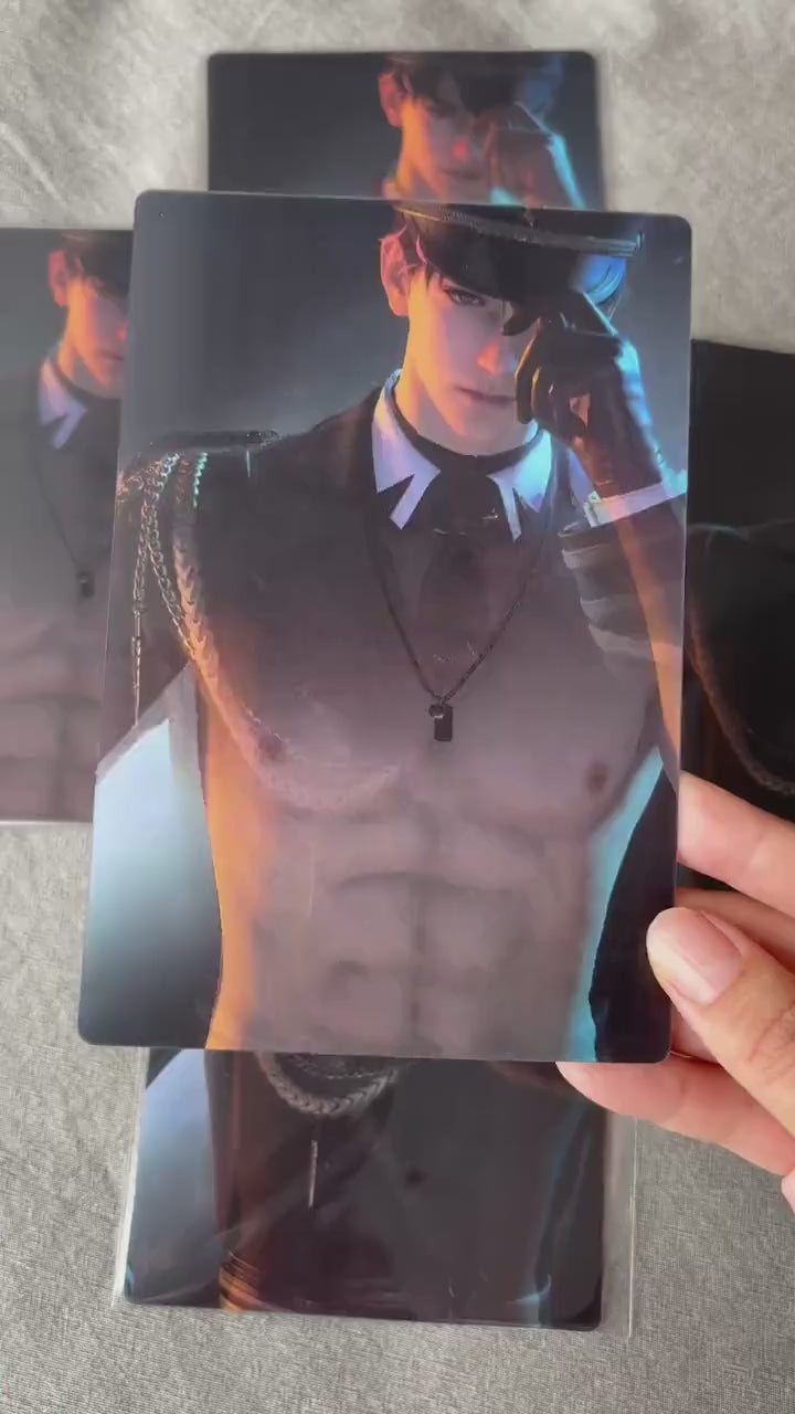 Caleb Sexy Card! Love and Deepspace Sylus Qinche Xavier Rafayel Zayne Otome gamer Ita bag gift