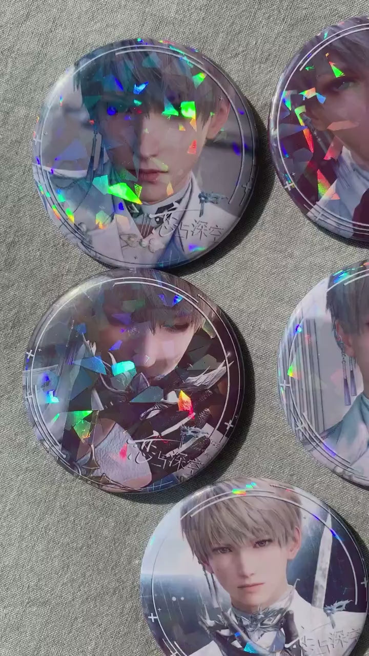 Badges of Xavier - Love and Deepspace Qinche Xavier Rafayel Zayne Otoge gamer Ita bag gifts C235