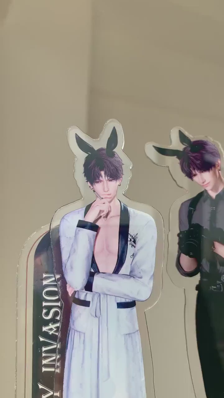 Rafayel Bunnies Stands! Love and Deepspace Qinche Xavier Rafayel Zayne Otoge gamer Ita bag gift C239