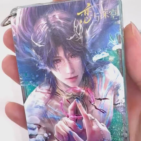 2pcs/set Rafayel quicksand keychains! Love and Deepspace Sylus Xavier Rafayel Zayne Otome gamer gift C405