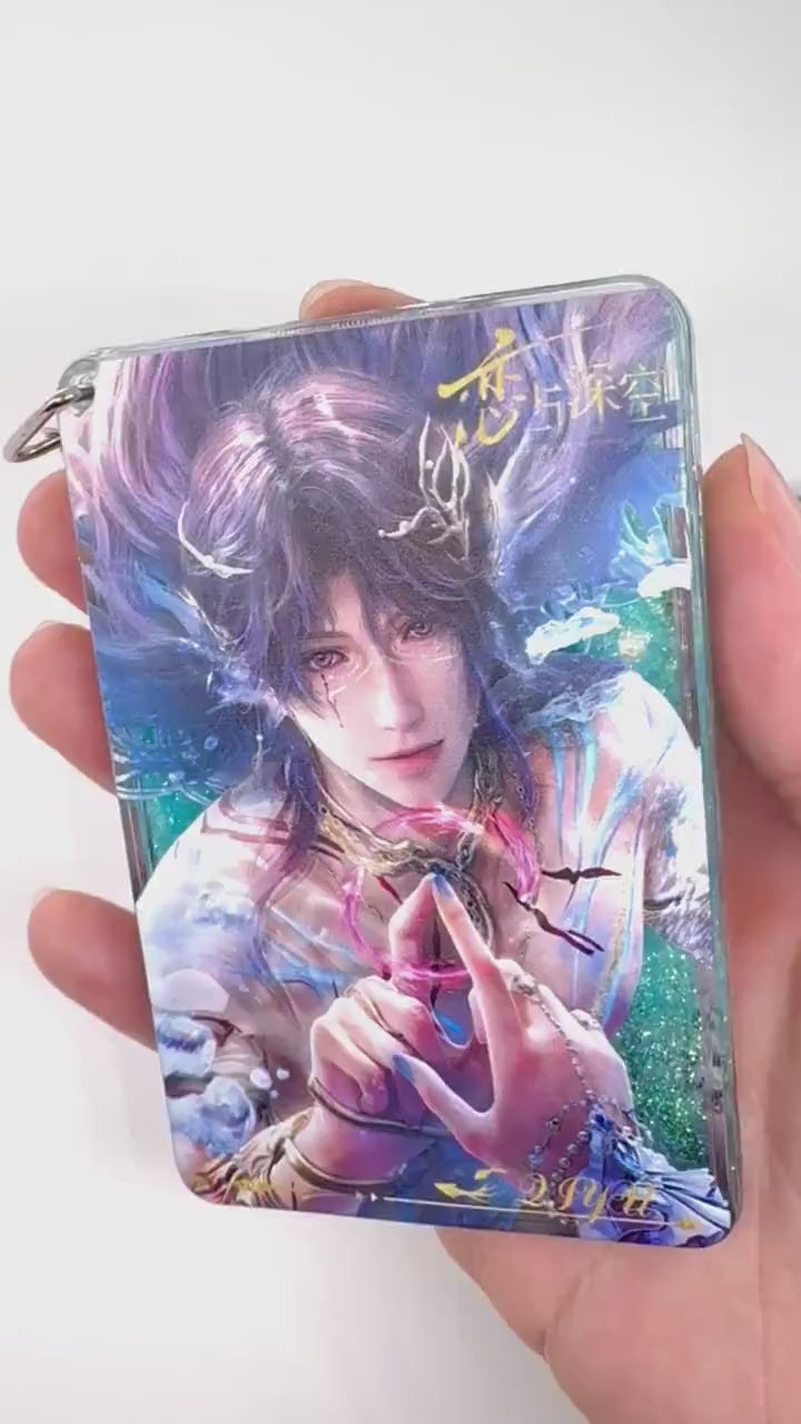 2pcs/set Rafayel quicksand keychains! Love and Deepspace Sylus Xavier Rafayel Zayne Otome gamer gift C405