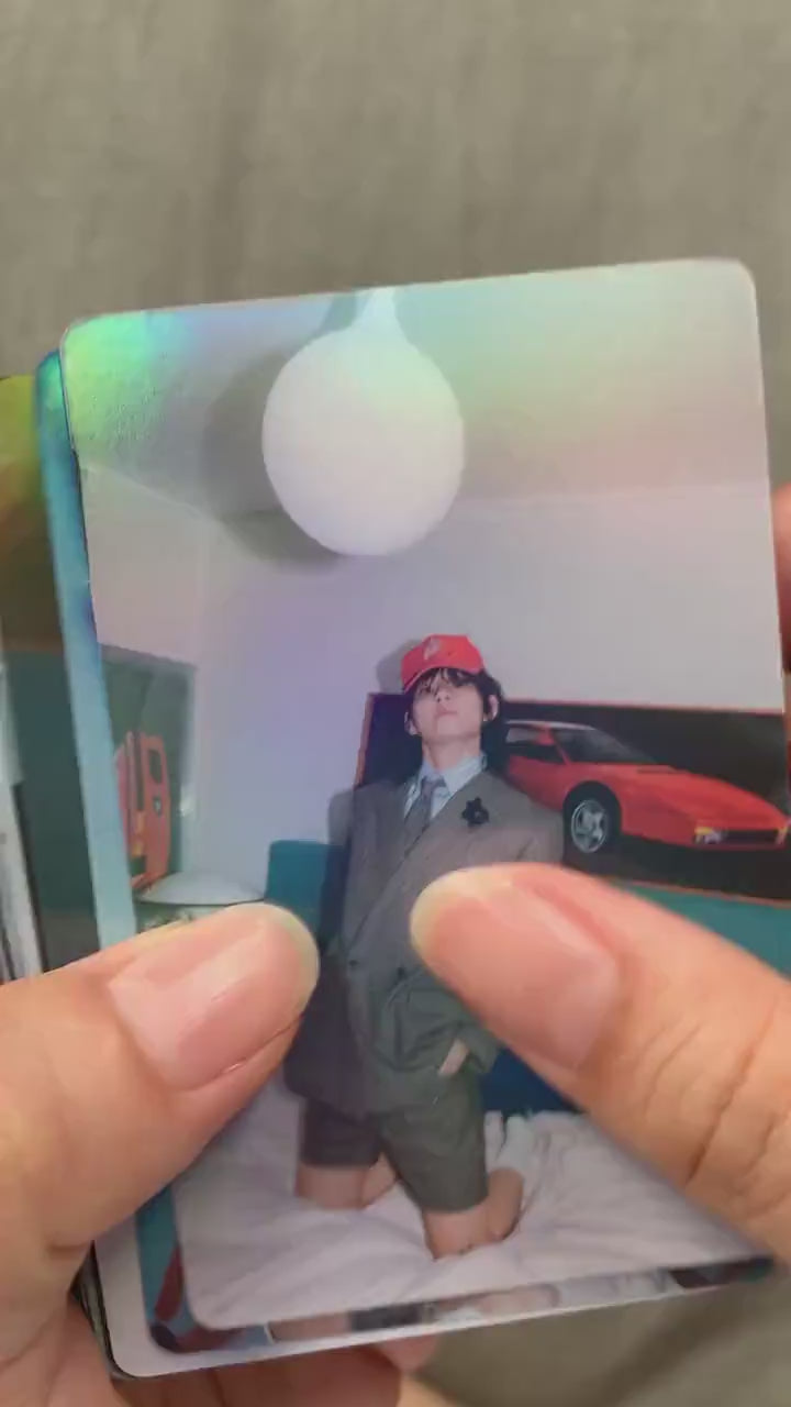 Taehyung 55pc lomo cards Kpop fan made photocards BTS gift C091