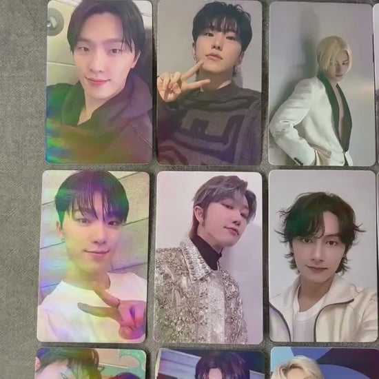 Seventeen 50pc/set  Laser Photocards SCoups Jeonghan Joshua Jun Hoshi Wonwoo Woozi DK Mingyu The8 Seungkwan Vernon Dino Kpop Lomo Cards