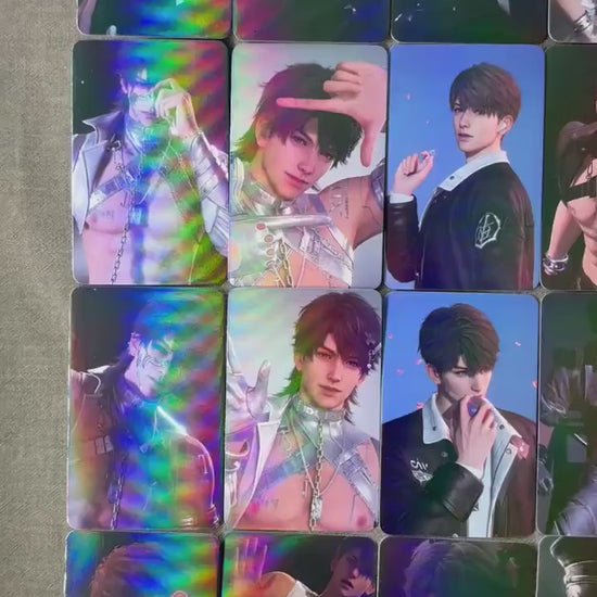 50 Love and Deepspace Caleb Holographic Lomo Cards