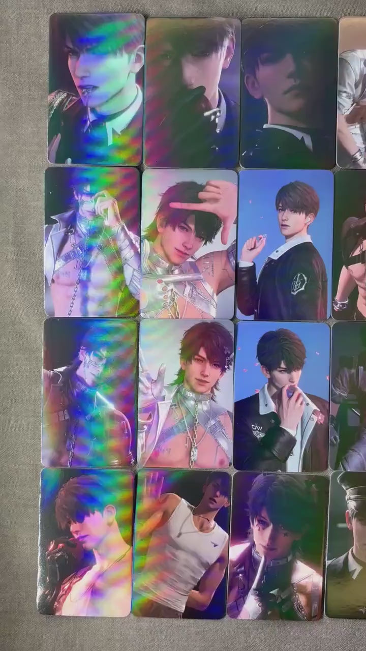 50 Love and Deepspace Caleb Holographic Lomo Cards