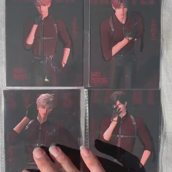 Heat Sensitive PostCards! Sylus Xavier Rafayel Zayne Love and Deepspace Otoge gamer gift C285