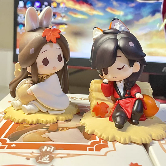 Heaven Officials Blessing Chibi Figures Anime Tian Guan Ci Fu Xie Lian Hua Cheng Statue Doll CD409