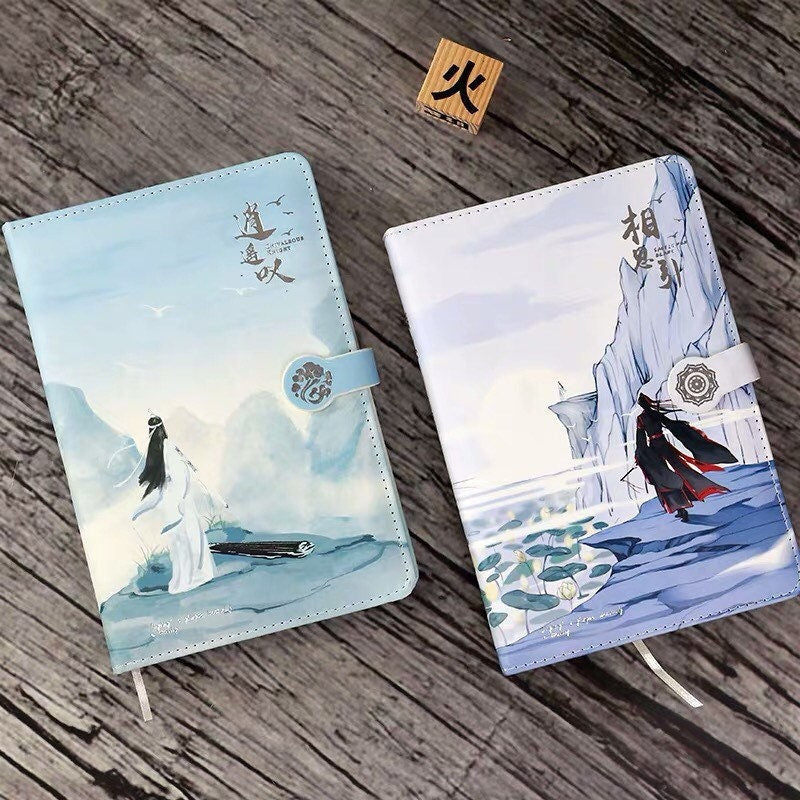 MDZS paper notepad - Wei Wuxian Lan Wangji The Untamed fan art gift BL bromance yibo xiao zhan 忘羨陈情令 Grandmaster of demonic cultivation C022