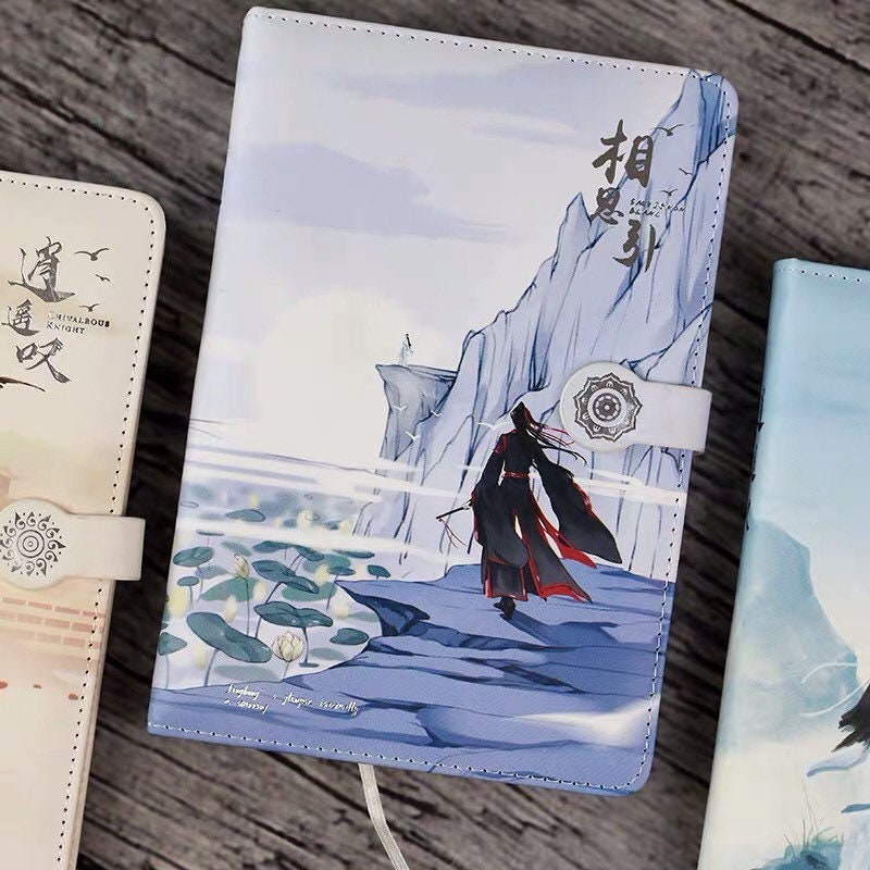 MDZS paper notepad - Wei Wuxian Lan Wangji The Untamed fan art gift BL bromance yibo xiao zhan 忘羨陈情令 Grandmaster of demonic cultivation C022