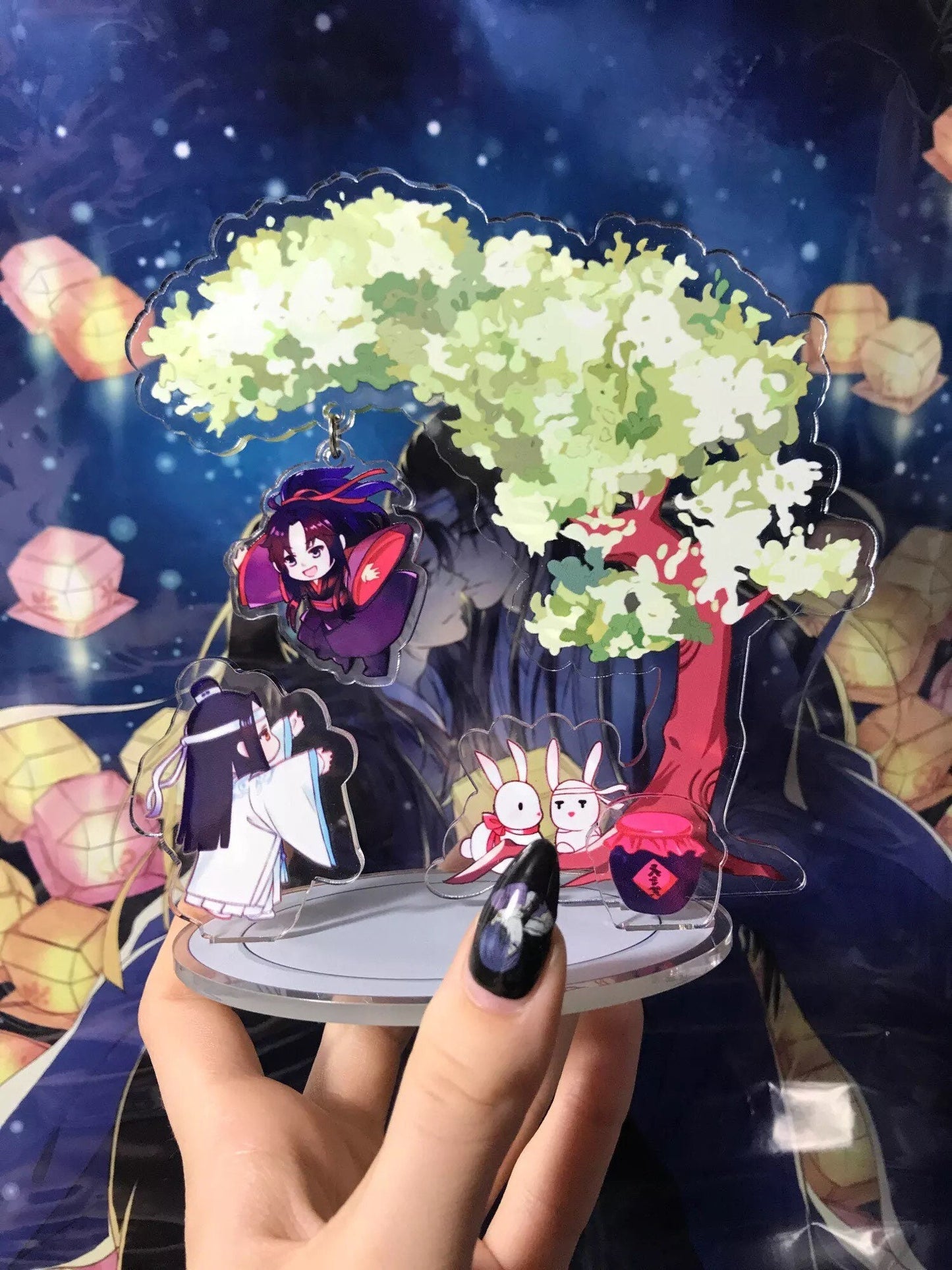 MDZS acrylic Stand Set!Wei Wuxian Lan Wangji Untamed Anime gift BL mo Dao Zu Shi 陈情令 Grandmaster of demonic cultivation C050