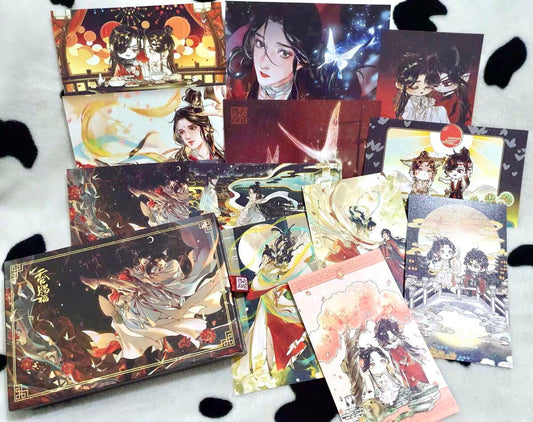 TGCF 12 postcards set! art prints BL yaoi anime fan gift Tian Guan Ci Fu Xie Lian Huacheng Heaven Official’s blessing C045