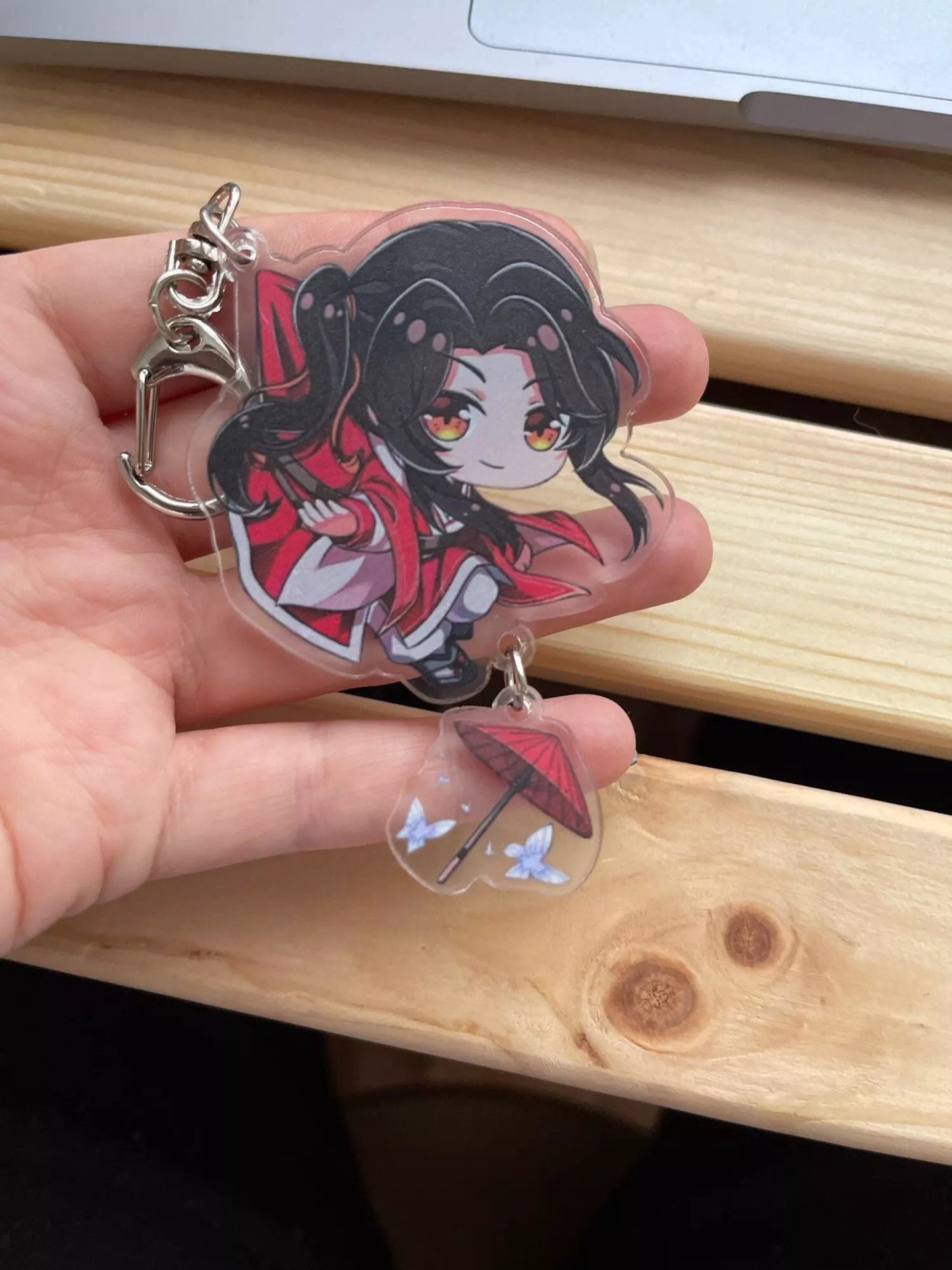 TGCF acrylic keychain! Danmei Chibi keychain BL anime manga gift Tian Guan Ci Fu Xie Lian Hua Cheng Heaven Official’s blessing C147