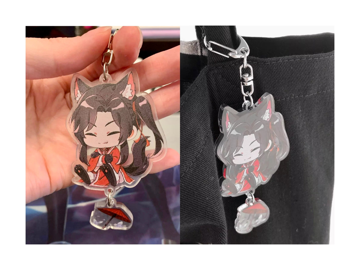 TGCF acrylic keychain! Danmei Chibi keychain BL anime manga gift Tian Guan Ci Fu Xie Lian Hua Cheng Heaven Official’s blessing C147