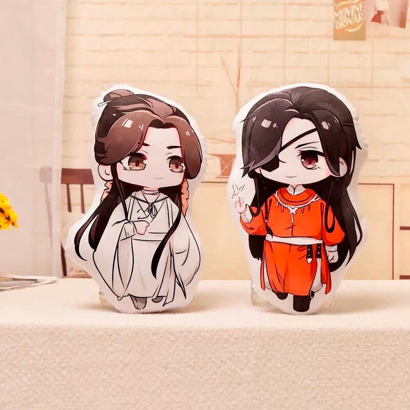 Heaven Officials’ Blessing Plush Pillow Tian Guan Ci Fu Doll Stuffed Pillow Back Cushion Doll Gift Hua Cheng Xie Lian C167