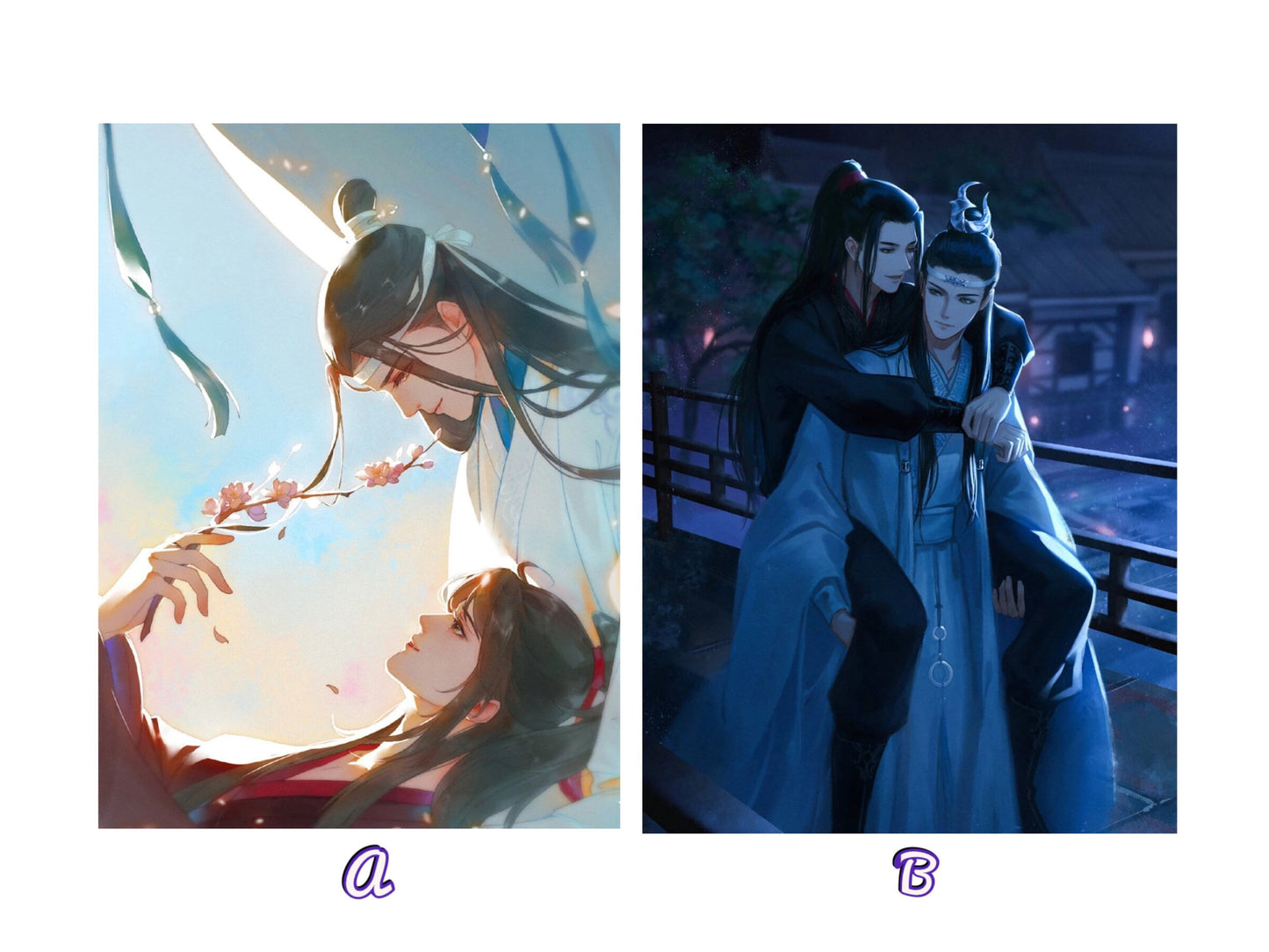 Mo Dao Zu Shi canvas poster - MDZS Wei Wuxian Lan Wangji wangxian BL yaoi Anime gift Mo Dao Zu Shi art prints grandmaster of demonic cult