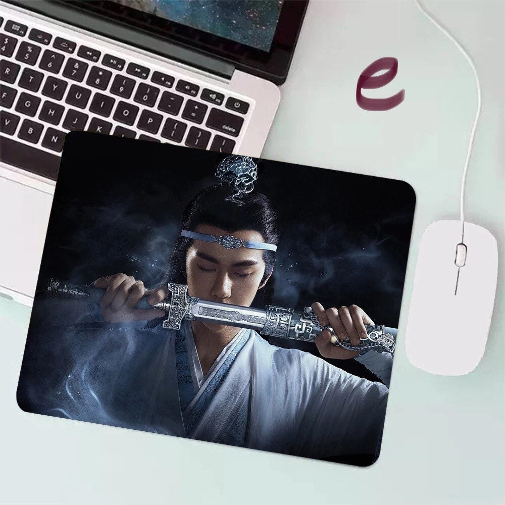 The Untamed mouse pad- wangxian Non-Slip PU mouse pad blotter MDZS Wei Wuxian Lan Wangji master of diabolism yaoi Anime gift 陳情令 C173