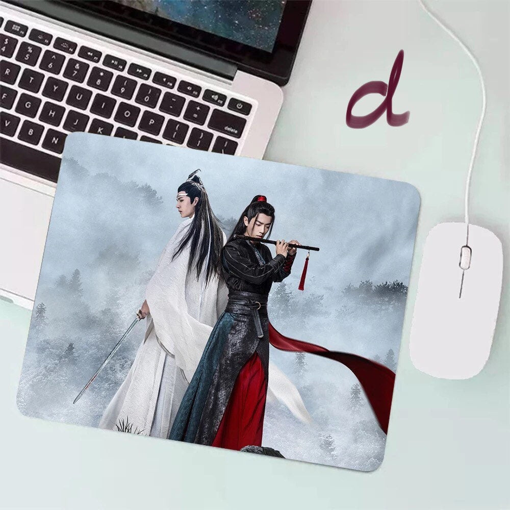 The Untamed mouse pad- wangxian Non-Slip PU mouse pad blotter MDZS Wei Wuxian Lan Wangji master of diabolism yaoi Anime gift 陳情令 C173