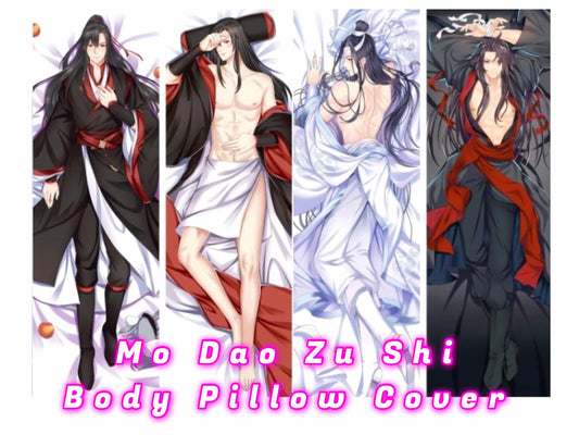 MDZS body pillow cover! fabric prints BL gift Mo Dao Zu Zhi Wei WuXian Lan wangji grandmaster of demonic cultivation MXTX pillow case C217