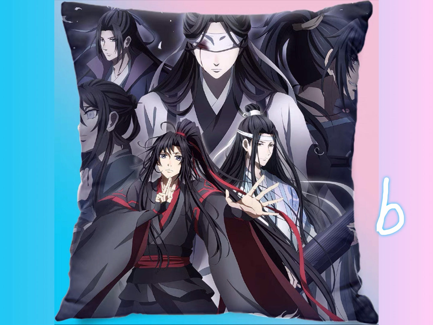 MDZS plush pillow! Mo Dao Zu Shi wangxian MDZS Wei Wuxian Lan Wangji master of diabolism yaoi Anime gift 陳情令 grandmaster of demonic C220