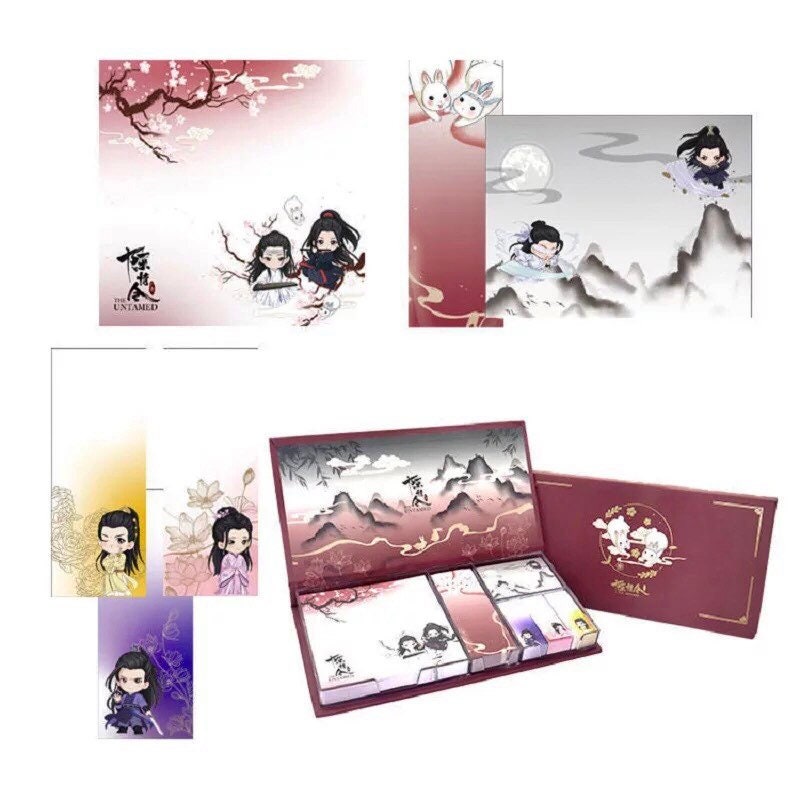 MDZS note stickers - Wei Wuxian Lan Wangji Jiang Cheng Jin Ling BL scrapbook gift CQL Mo Dao Zu Shi Grandmaster of demonic cultivation C251