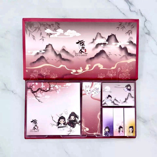 MDZS note stickers - Wei Wuxian Lan Wangji Jiang Cheng Jin Ling BL scrapbook gift CQL Mo Dao Zu Shi Grandmaster of demonic cultivation C251