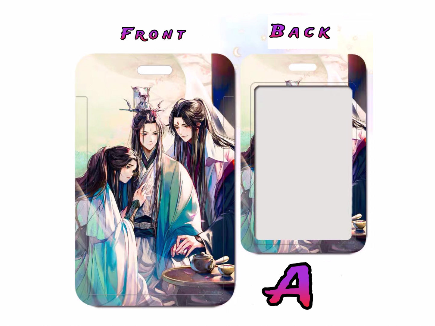 Scum Villain Self Saving System card holder - SVSSS BL yaoi Anime gift bingqiu Sheng qingqiu Luo binghe Mo Xiang Tong Xiu danmei bilibili