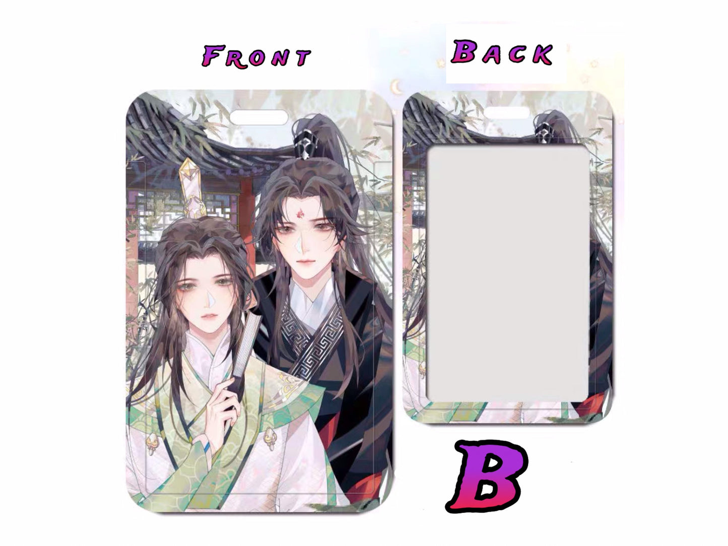 Scum Villain Self Saving System card holder - SVSSS BL yaoi Anime gift bingqiu Sheng qingqiu Luo binghe Mo Xiang Tong Xiu danmei bilibili