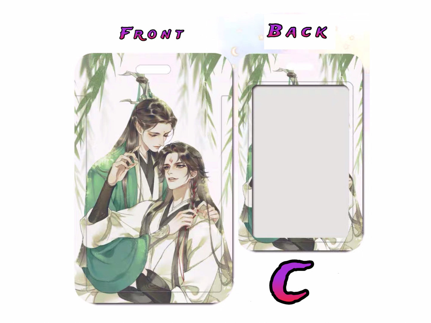 Scum Villain Self Saving System card holder - SVSSS BL yaoi Anime gift bingqiu Sheng qingqiu Luo binghe Mo Xiang Tong Xiu danmei bilibili