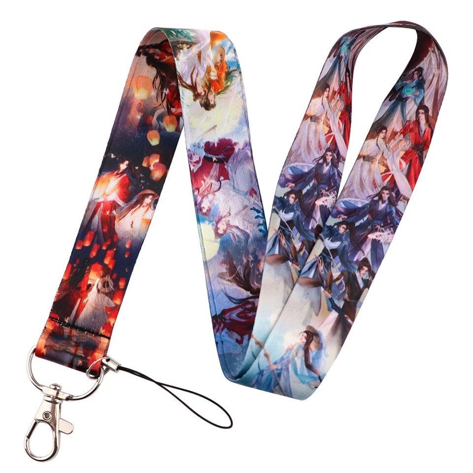 TGCF cardholder detachable neckband - TGCF slide cover - Hua Cheng Xie Lian MXTX Anime gift student card case Heaven Officials Blessing C259