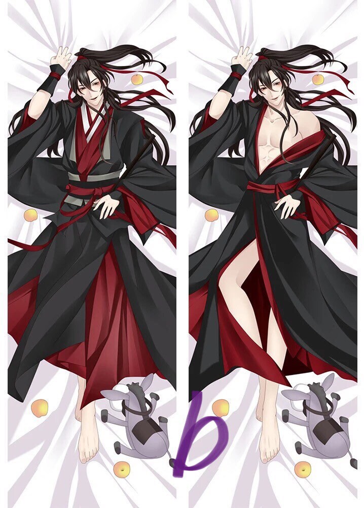 MDZS body pillow cover! fabric prints BL gift Mo Dao Zu Zhi Wei WuXian Lan wangji grandmaster of demonic cultivation MXTX pillow case C217