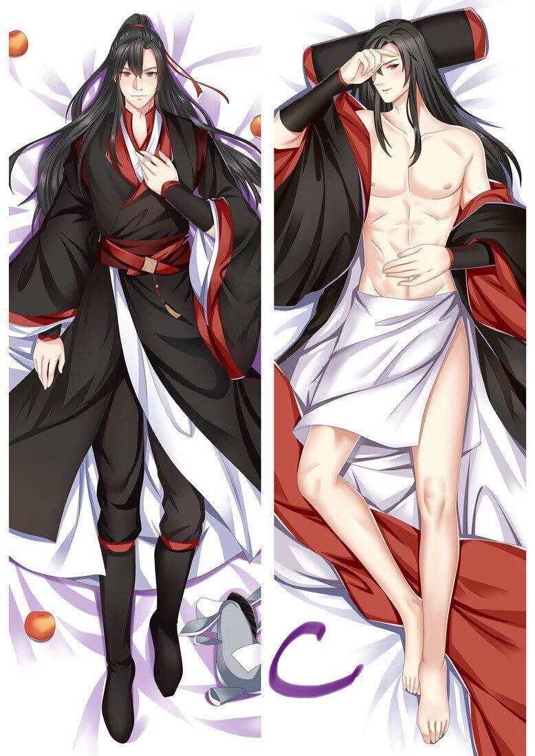 MDZS body pillow cover! fabric prints BL gift Mo Dao Zu Zhi Wei WuXian Lan wangji grandmaster of demonic cultivation MXTX pillow case C217