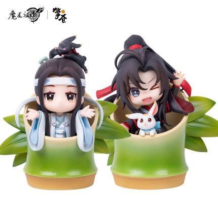 Mo Dao Zu Shi couple set! Chibi figures Wei Wuxian Lan Wangji MDZS fan gift Grandmaster of demonic cultivation founder of Diabolism C001