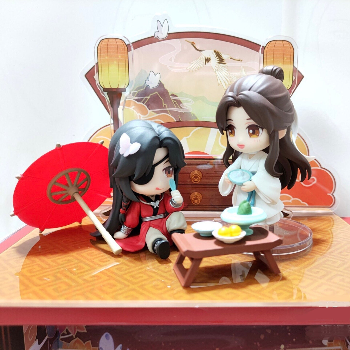 Heaven Official's Blessing couple set! Chibi figures Xie Lian Hua Cheng TGCF fan gift C264