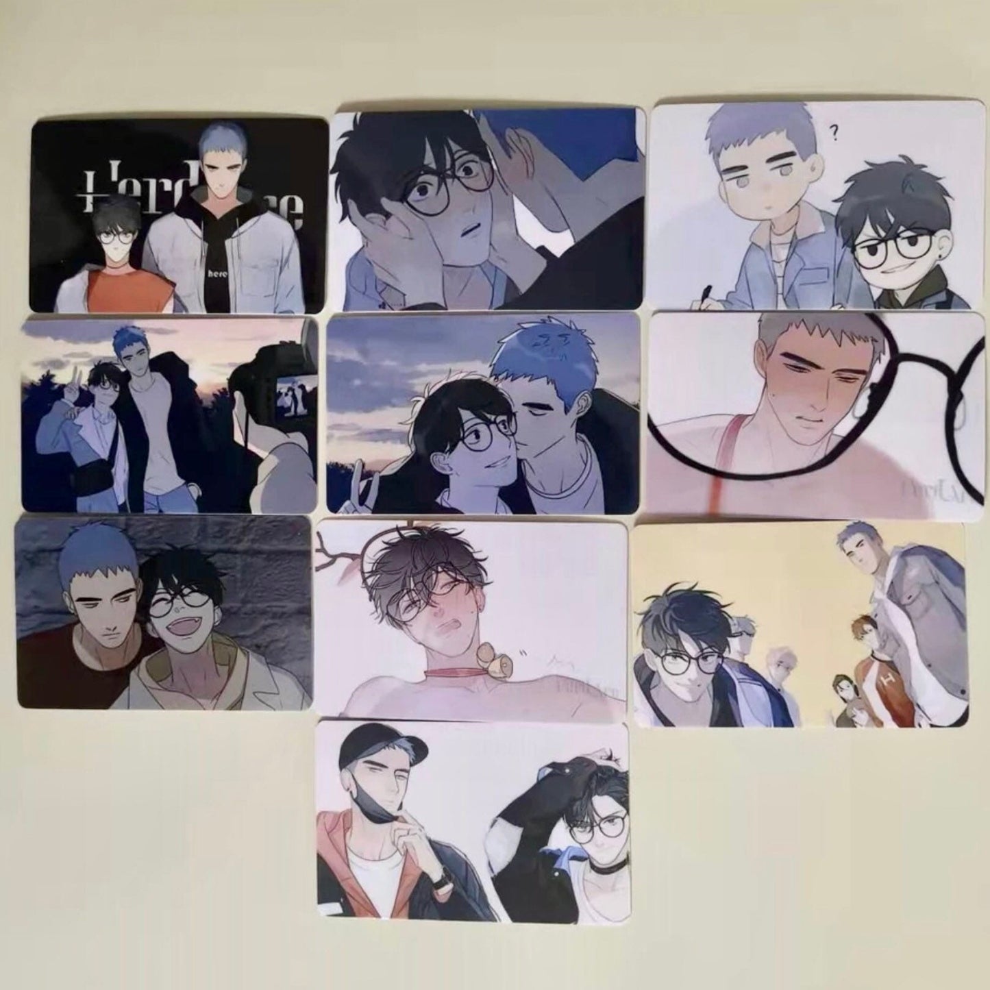 Here U Are Card Stickers 30pc! Djun Works BL Comic Novel Li Huan Yu Yang Lin Xiang Campus Love Boys Youth BL manga Manhua WEBTOON C273