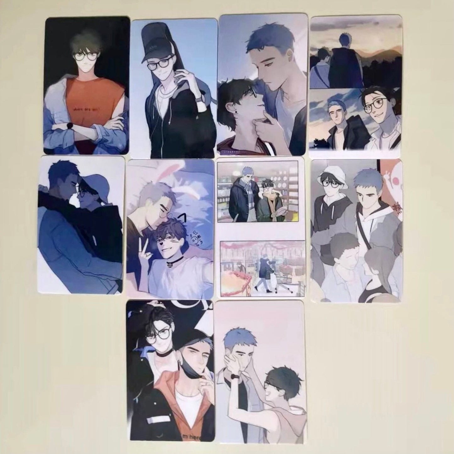 Here U Are Card Stickers 30pc! Djun Works BL Comic Novel Li Huan Yu Yang Lin Xiang Campus Love Boys Youth BL manga Manhua WEBTOON C273