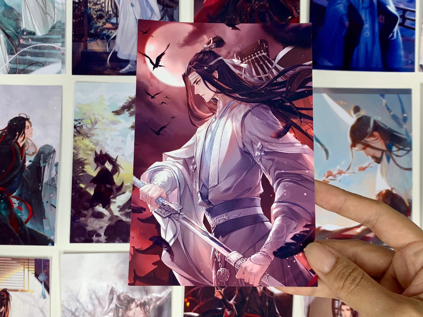 30pc/set MDZS photos! Wei Wuxian Lan Wangji mo Dao Zu Shi 陈情令 Grandmaster of demonic cultivation Founder of Diabolism MDZS anime photo C290