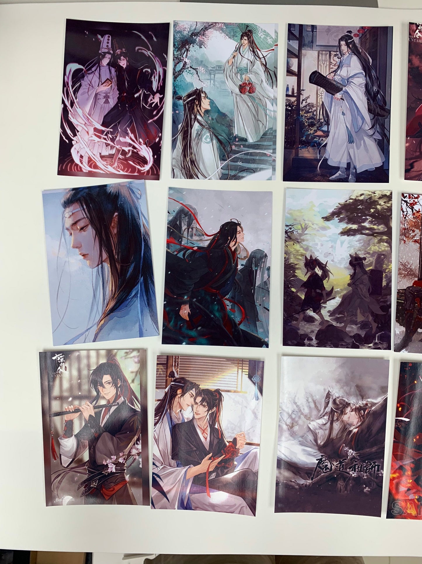 30pc/set MDZS photos! Wei Wuxian Lan Wangji mo Dao Zu Shi 陈情令 Grandmaster of demonic cultivation Founder of Diabolism MDZS anime photo C290