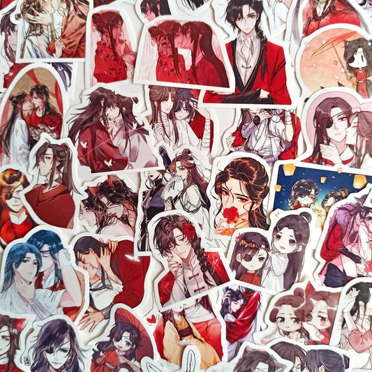 105pc stickers! Tian Guan Ci Fu deluxe pack! Hua Cheng Xie Lian BL bilibili Heaven Officials Blessing TGCF HuaLian MXTX C296